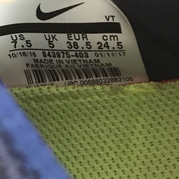 Nike Air Sz 7.5 Zoom Strong Running/ Training Shoe - Picture 5 of 6